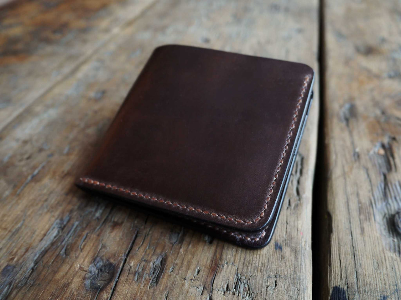 Bifold Leather Wallet - Show Brown