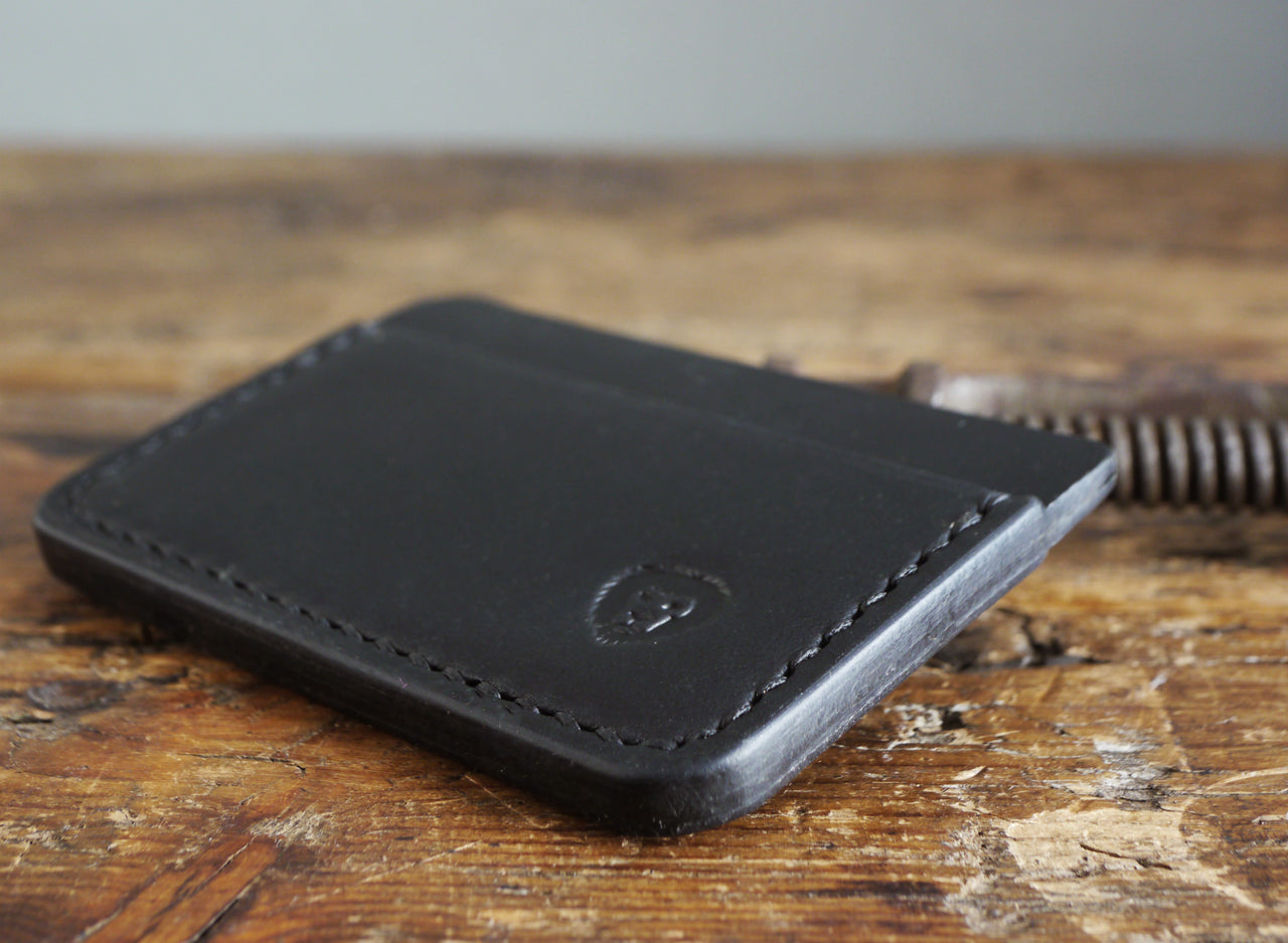 Leather Card Holder - Classic Black