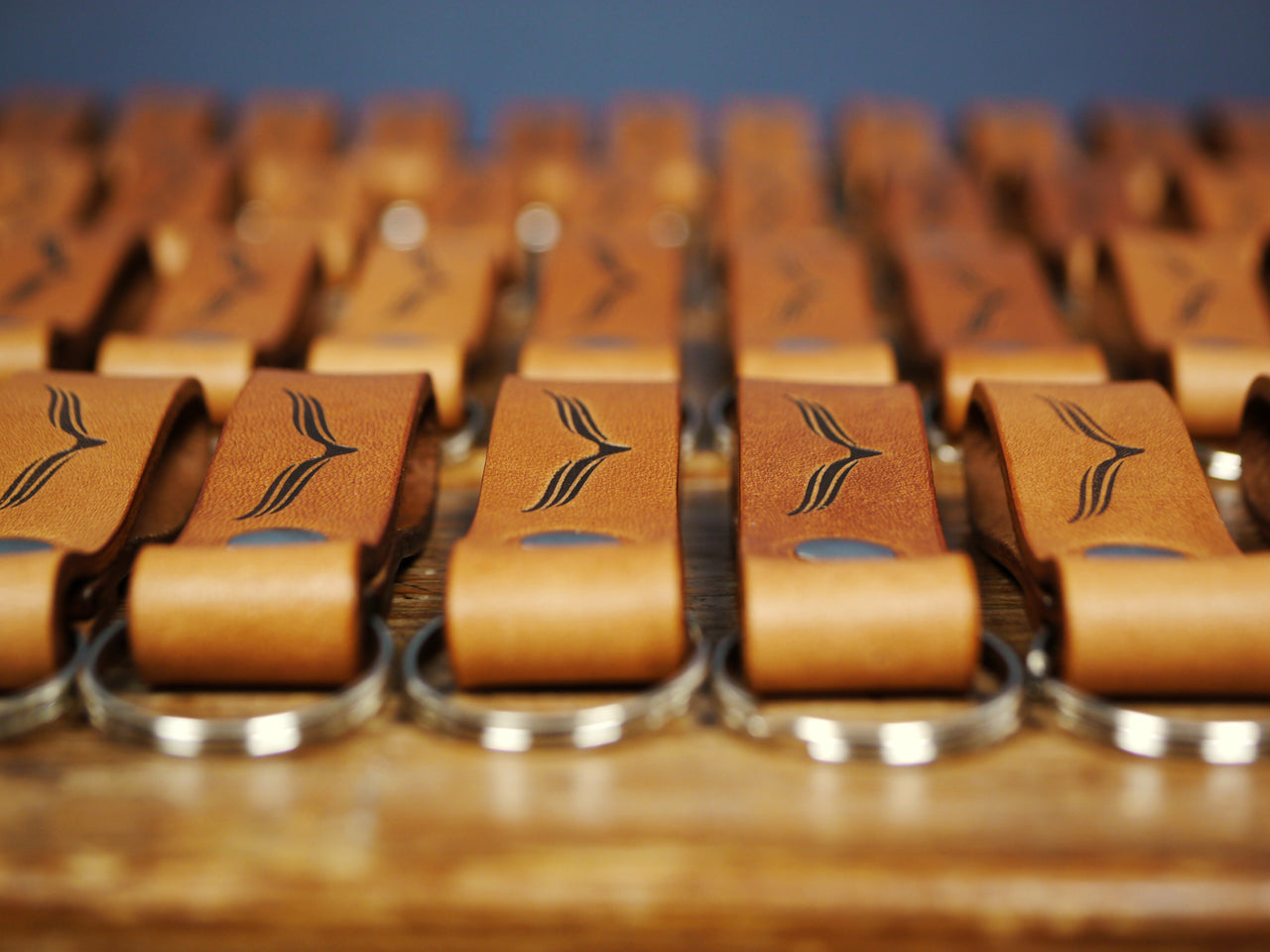 Custom Branded Leather Keyrings