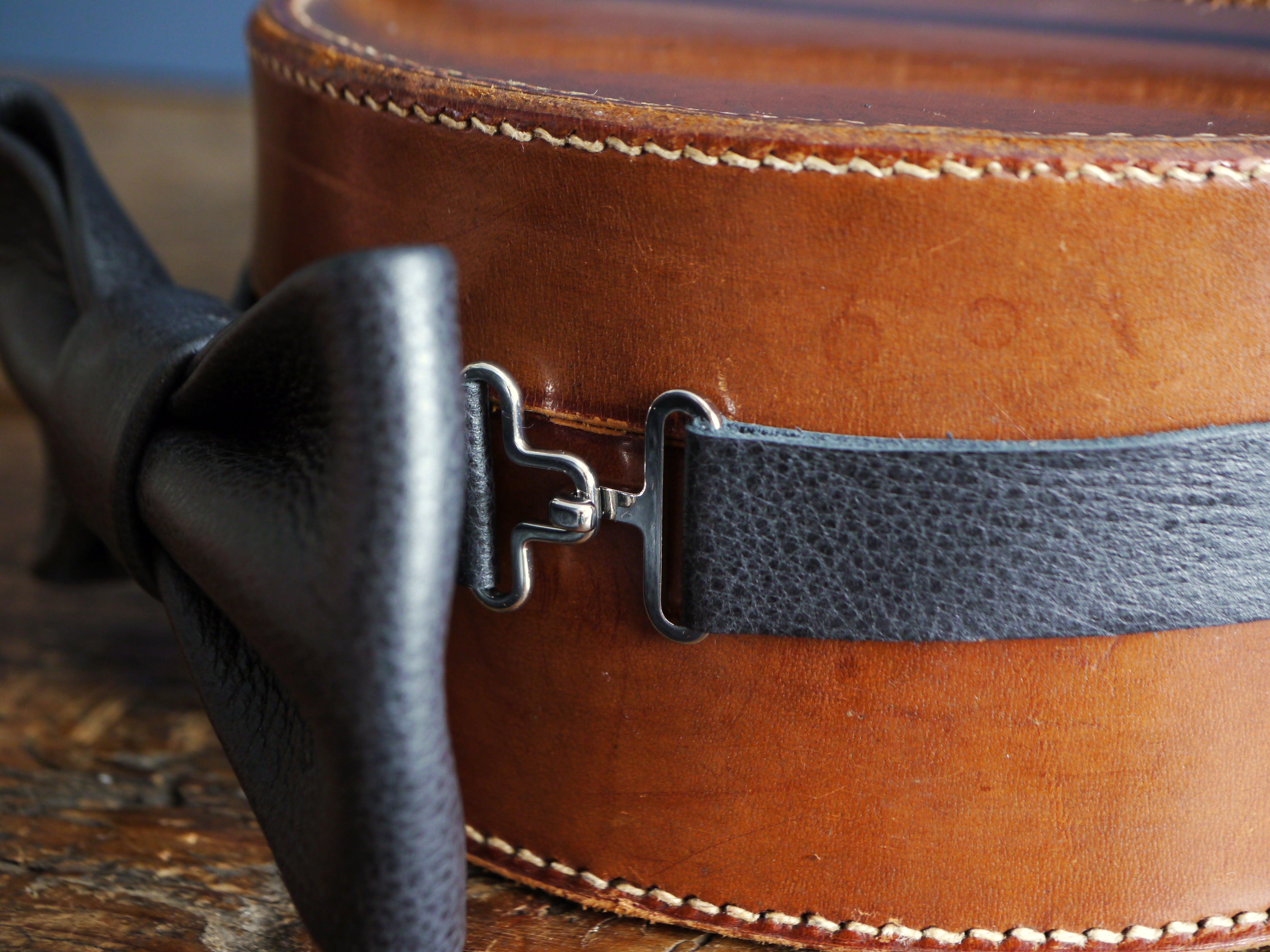 Leather Bow Tie - Black