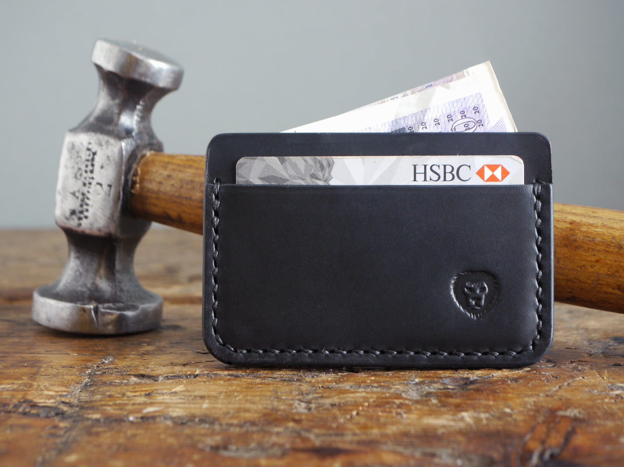 Leather Card Holder - Classic Black